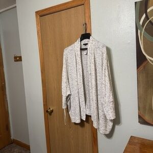 Lane Bryant NWT Size 18/20 w/Geometric Print 3/4 Sleeve Open-Front Cardigan